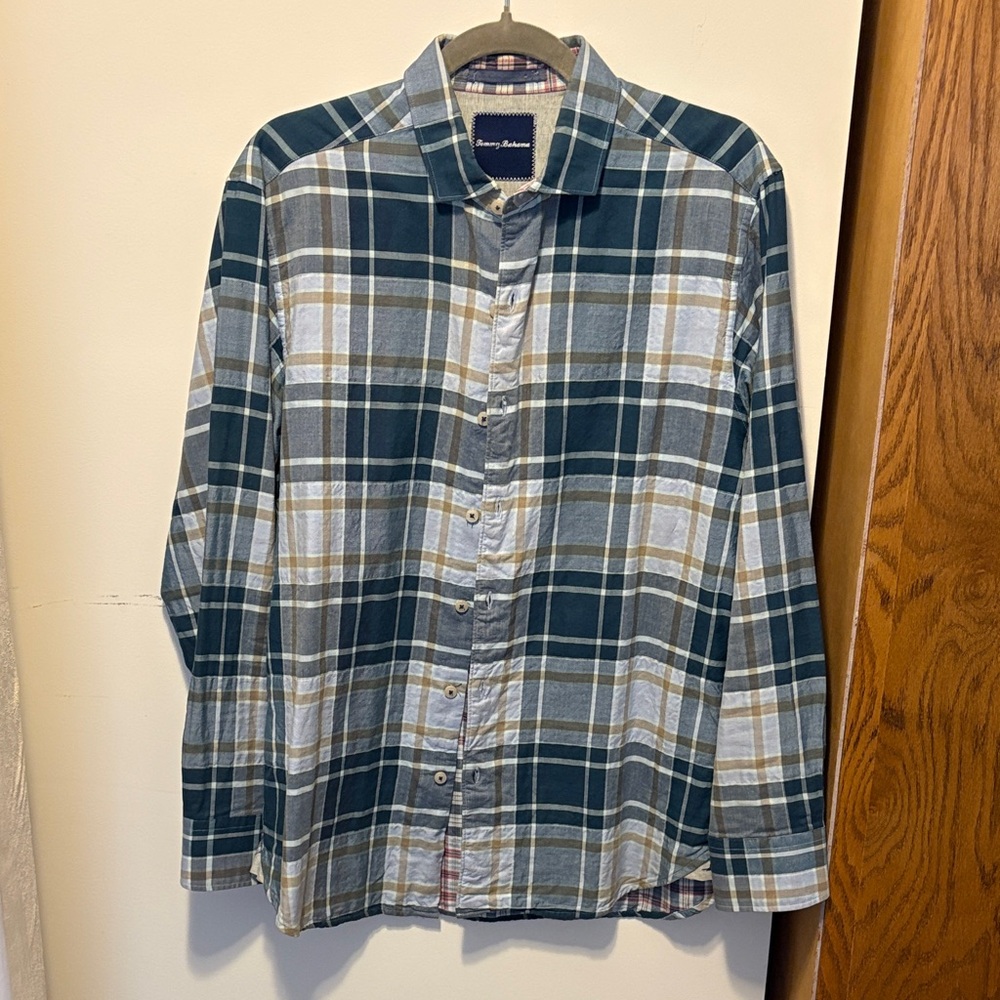 Tommy Bahama Sarasota Stretch Porto Plaid Shirt